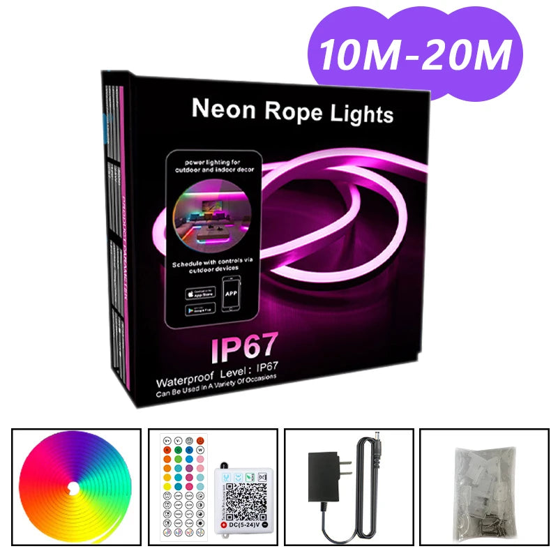RGB Neon Strip Lights