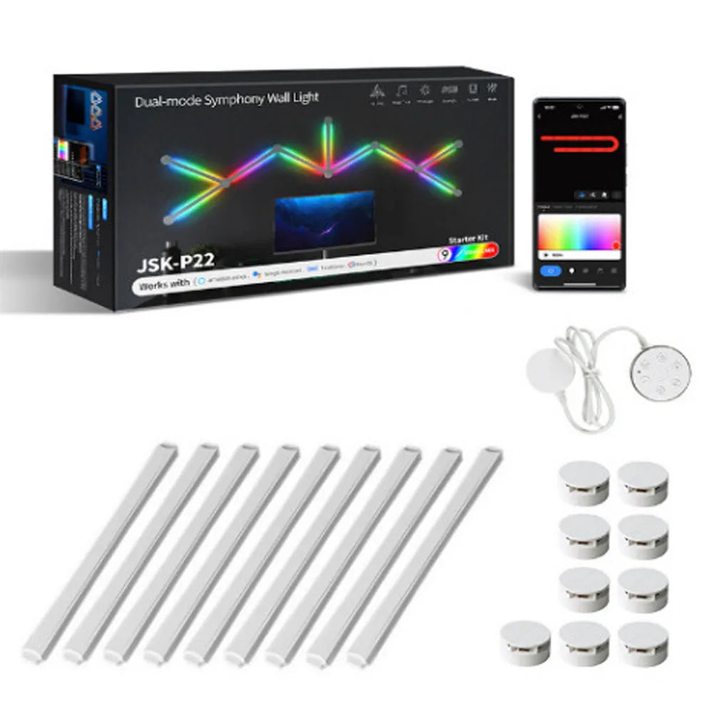 Modular RGB Wall Lights