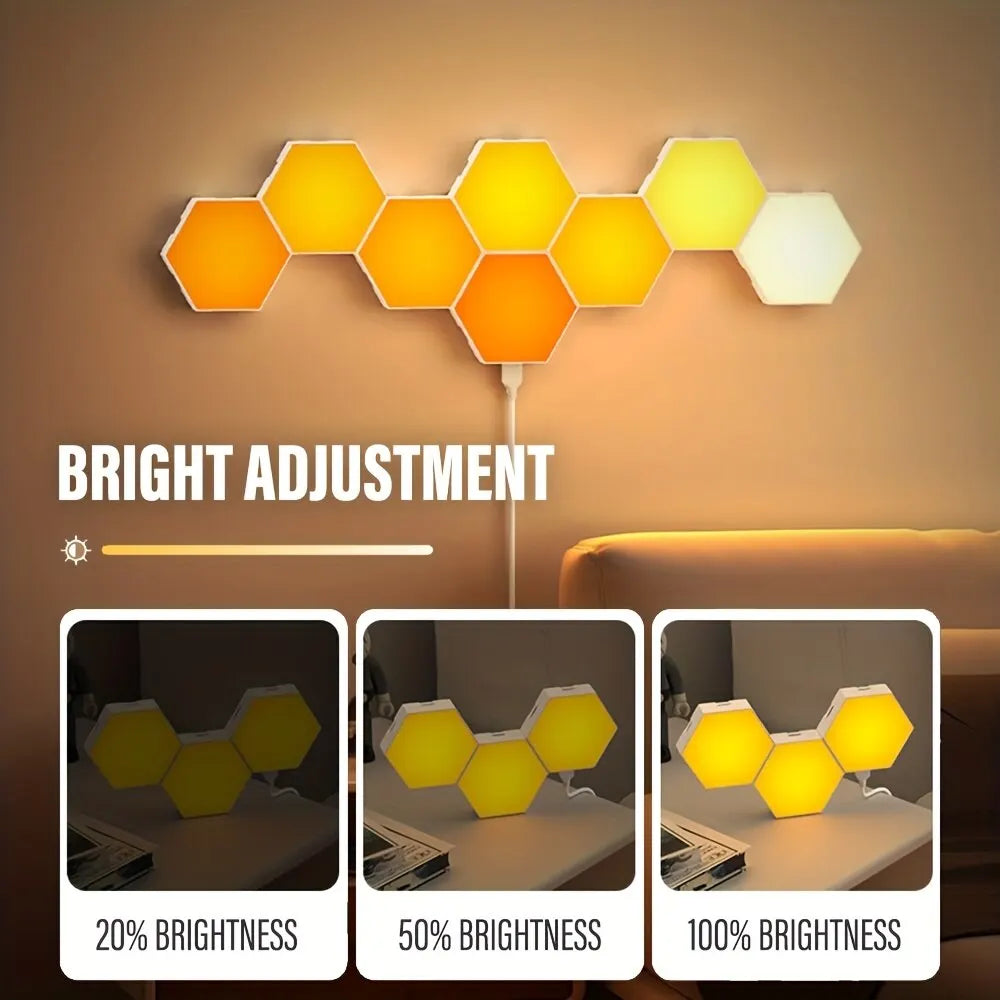 Smart RGB Hexagon Panels BT and WIFI Options