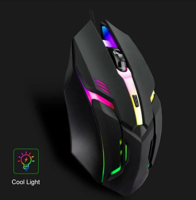 Ergonomic RGB Gaming Mouse - FlexBucket