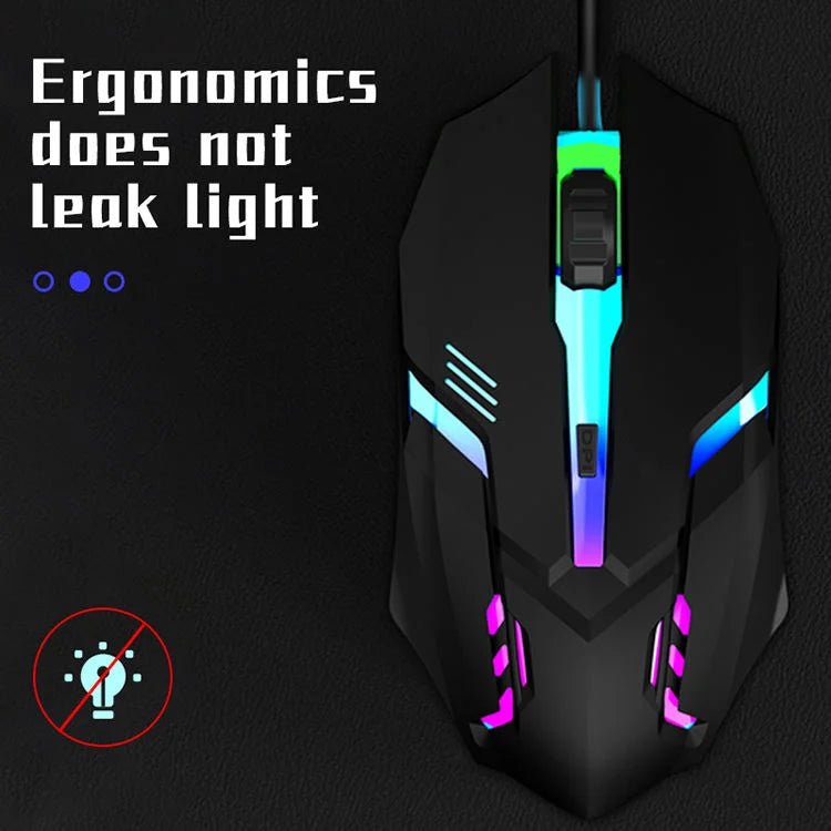 Ergonomic RGB Gaming Mouse - FlexBucket