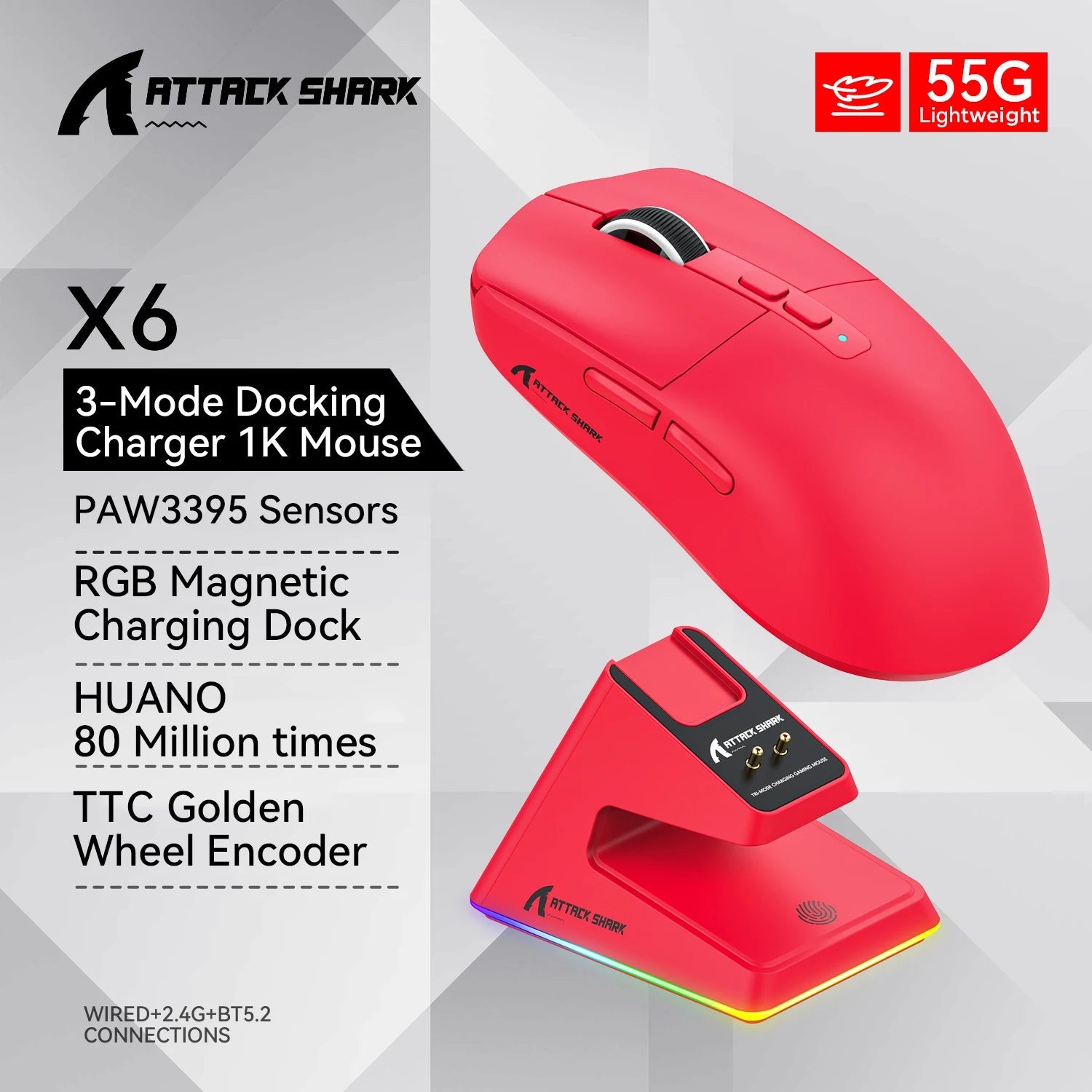 Pro Wireless RGB Gaming Mouse - FlexBucket