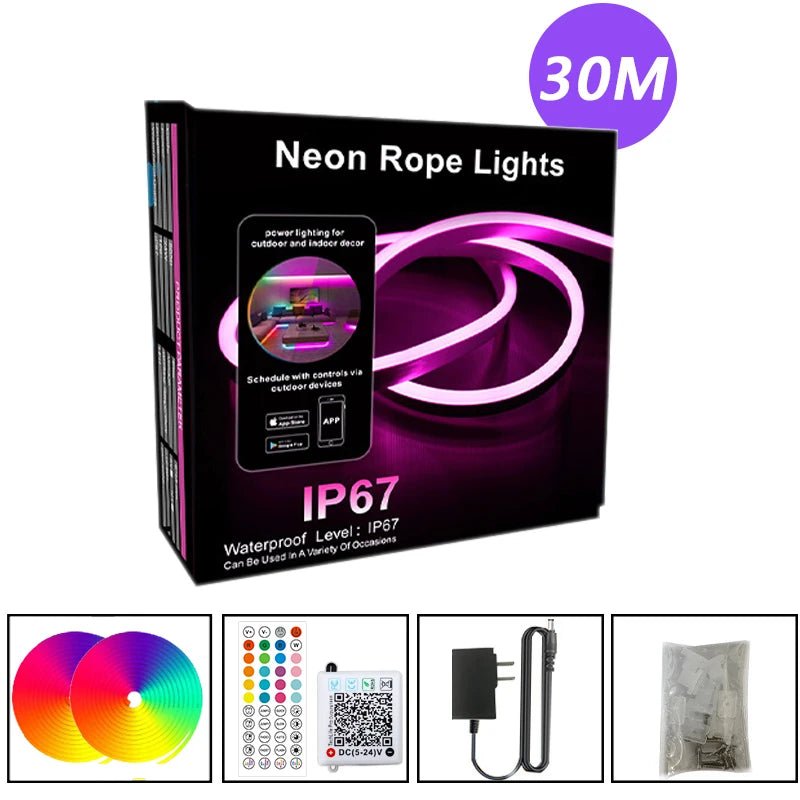 RGB Neon Strip Lights - FlexBucket