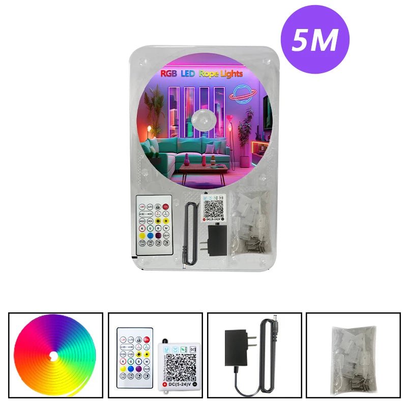 RGB Neon Strip Lights - FlexBucket