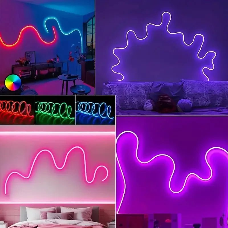 RGB Neon Strip Lights - FlexBucket